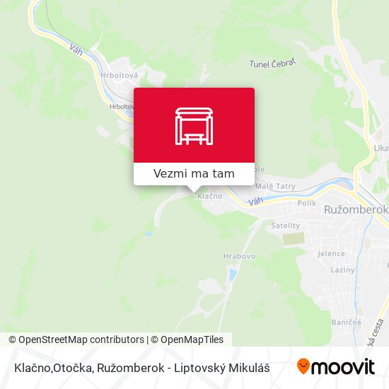 Klačno,Otočka mapa