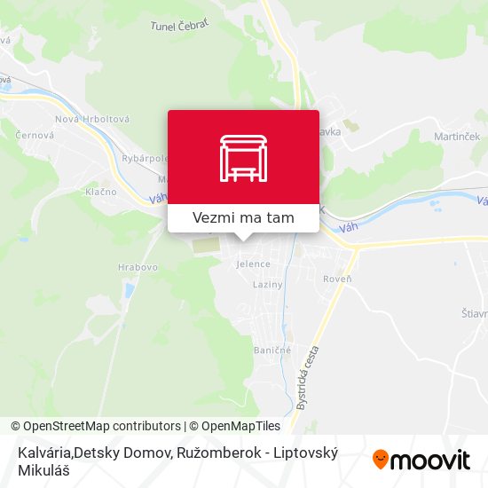 Kalvária,Detsky Domov mapa