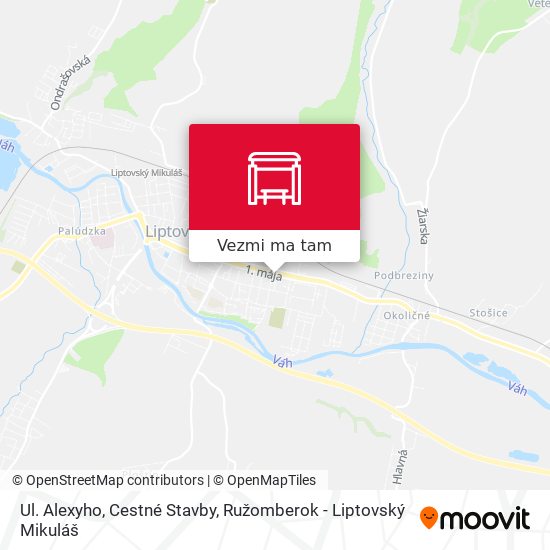 Ul. Alexyho, Cestné Stavby mapa