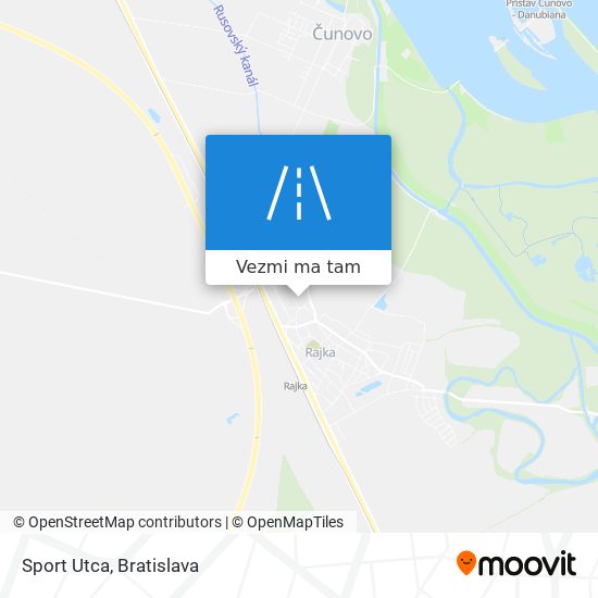 Sport Utca mapa