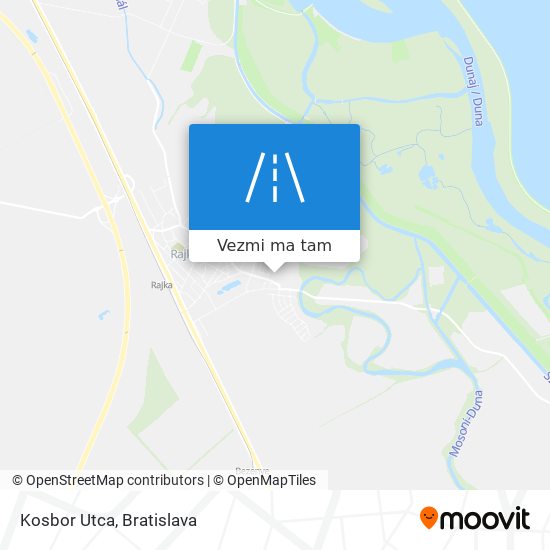 Kosbor Utca mapa