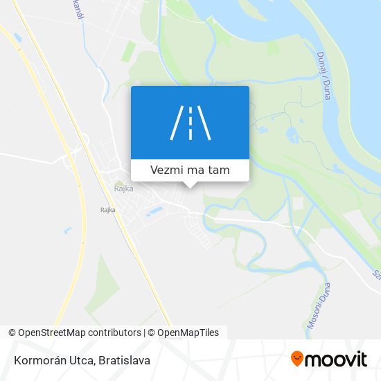 Kormorán Utca mapa