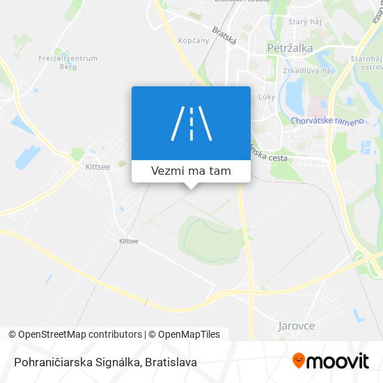 Pohraničiarska Signálka mapa