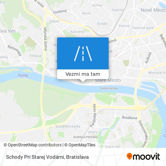 Schody Pri Starej Vodárni mapa