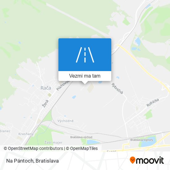 Na Pántoch mapa