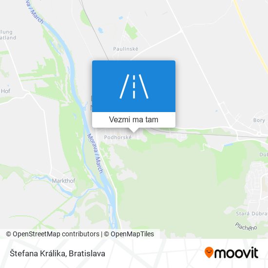 Štefana Králika mapa