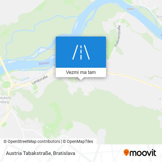 Austria Tabakstraße mapa