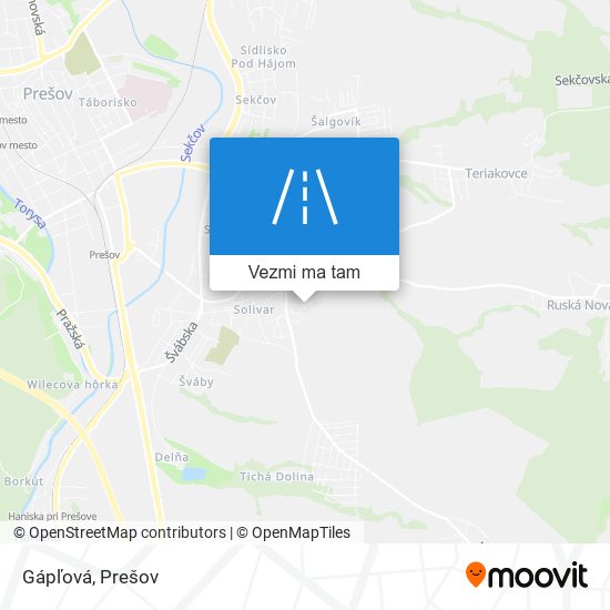 Gápľová mapa