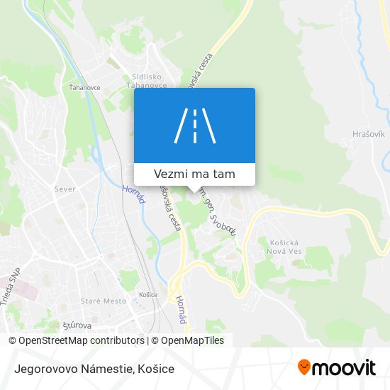 Jegorovovo Námestie mapa