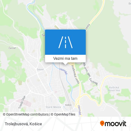 Trolejbusová mapa