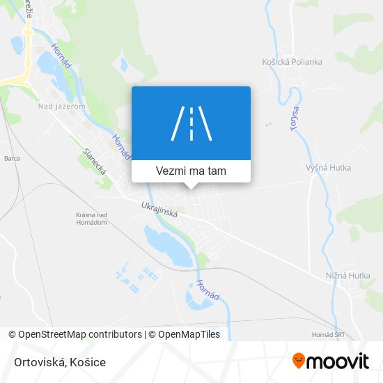 Ortoviská mapa