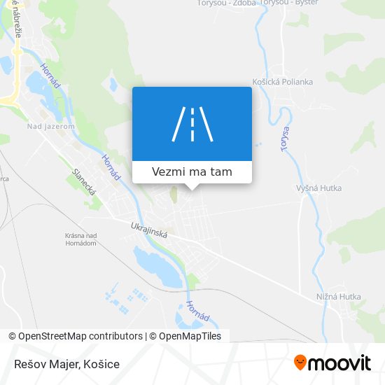 Rešov Majer mapa