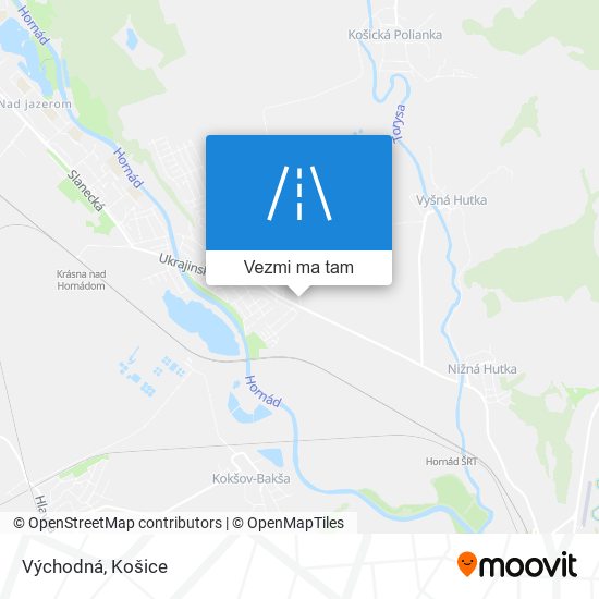 Východná mapa