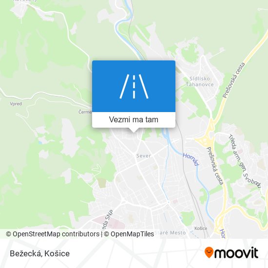 Bežecká mapa