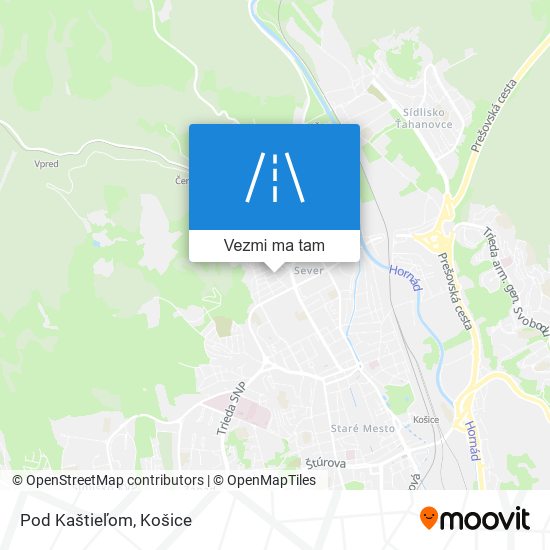 Pod Kaštieľom mapa