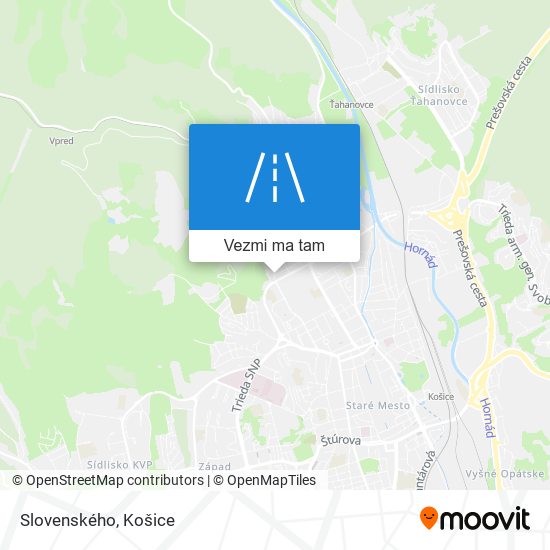 Slovenského mapa