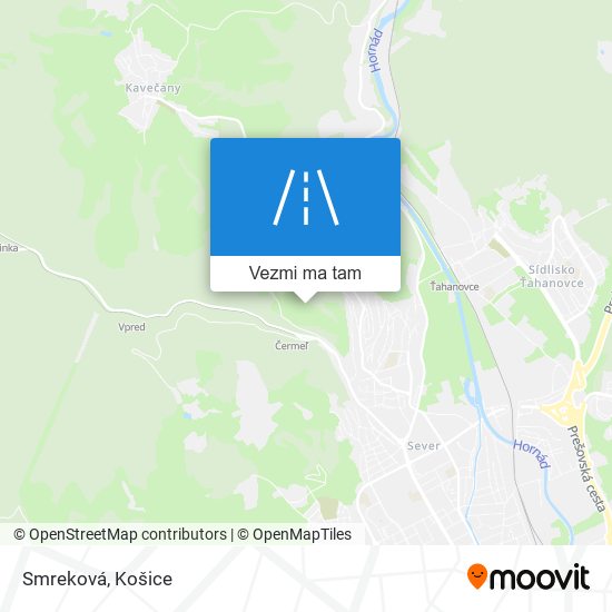 Smreková mapa