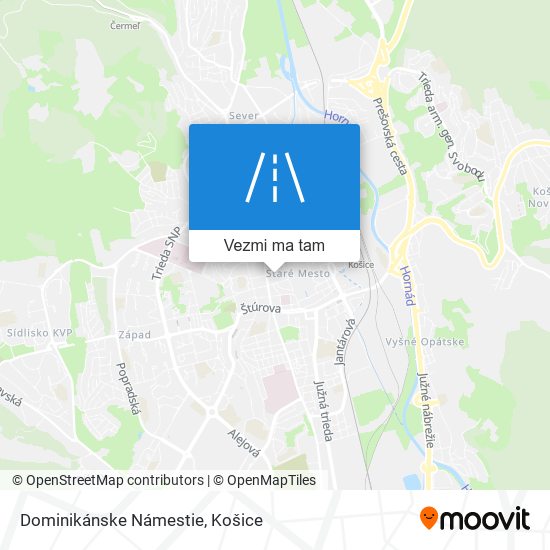 Dominikánske Námestie mapa