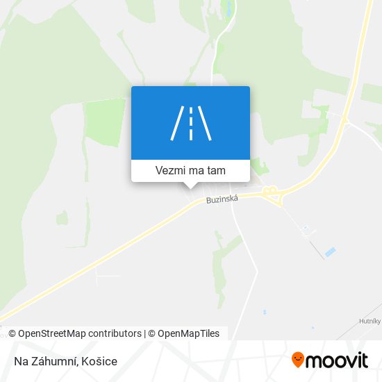 Na Záhumní mapa