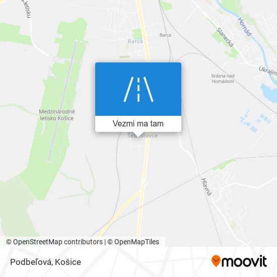 Podbeľová mapa