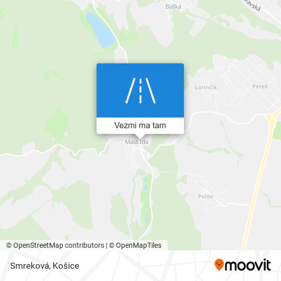 Smreková mapa