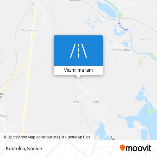 Kostolná mapa