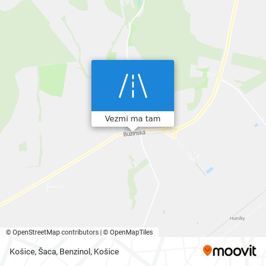 Košice, Šaca, Benzinol mapa