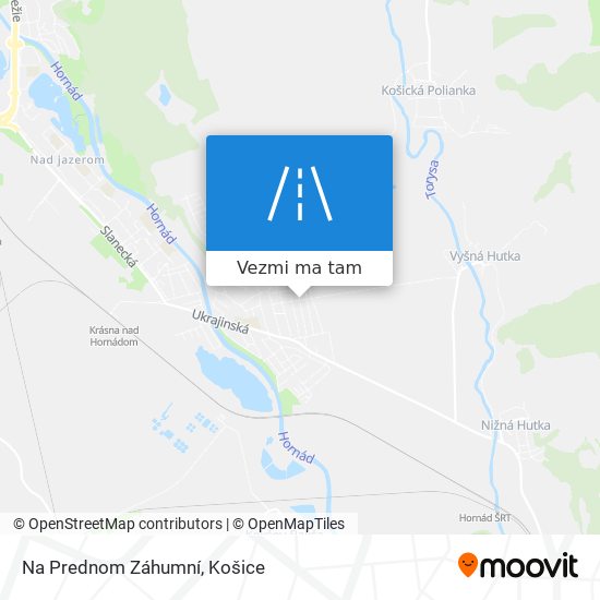 Na Prednom Záhumní mapa