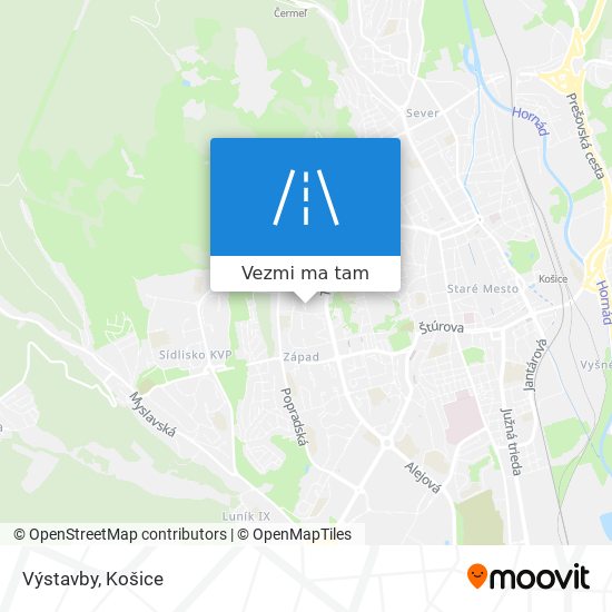 Výstavby mapa