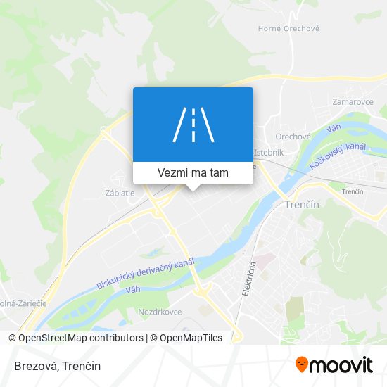 Brezová mapa