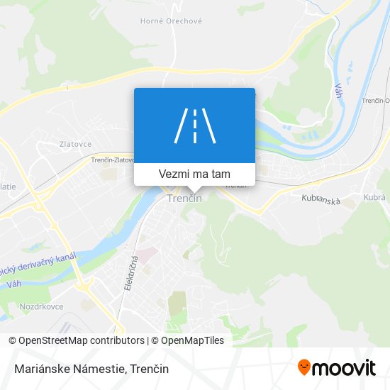 Mariánske Námestie mapa