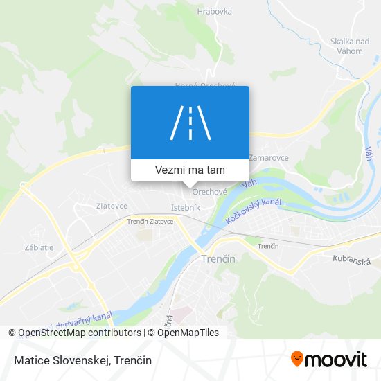 Matice Slovenskej mapa