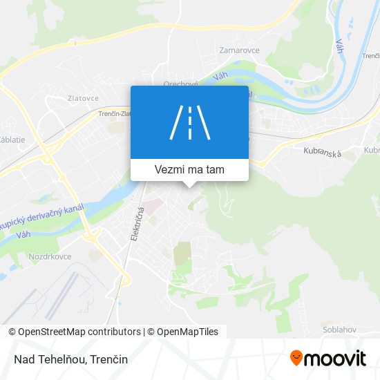 Nad Tehelňou mapa