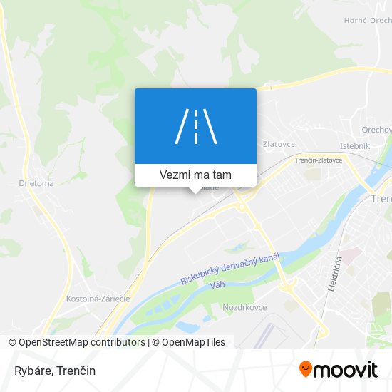 Rybáre mapa