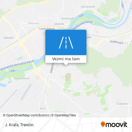 J. Kráľa mapa