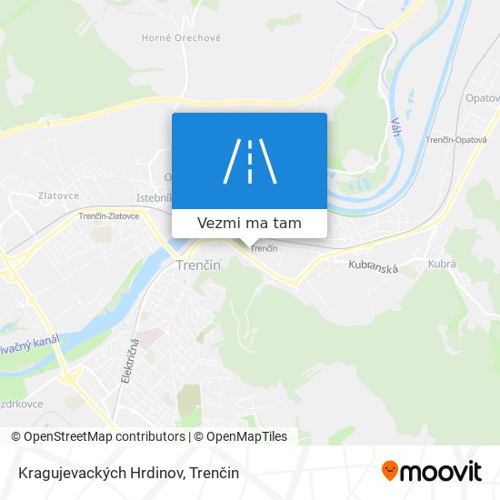 Kragujevackých Hrdinov mapa