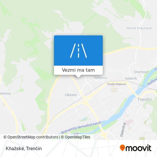 Kňažské mapa