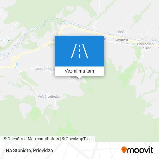 Na Stanište mapa