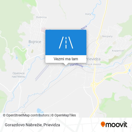 Gorazdovo Nábrežie mapa