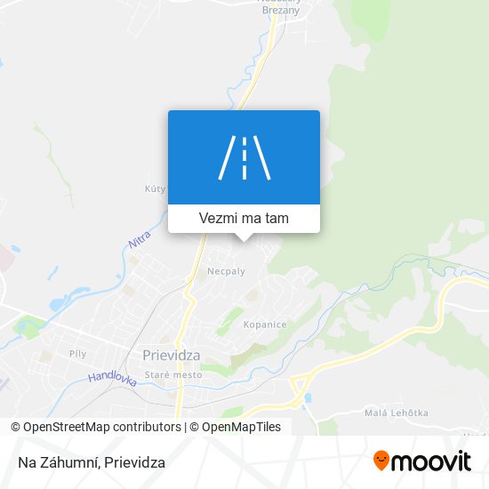 Na Záhumní mapa