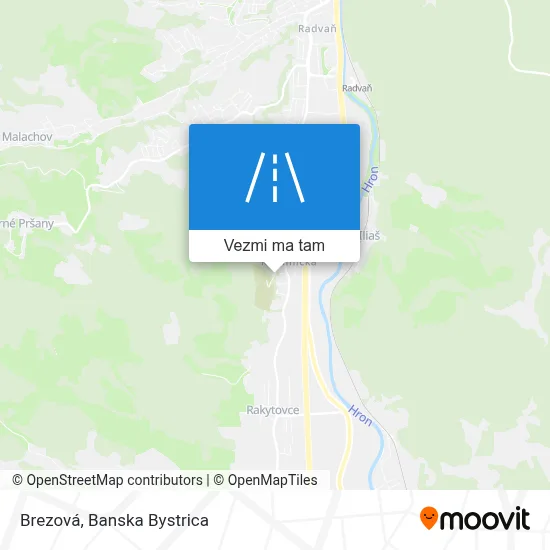 Brezová mapa