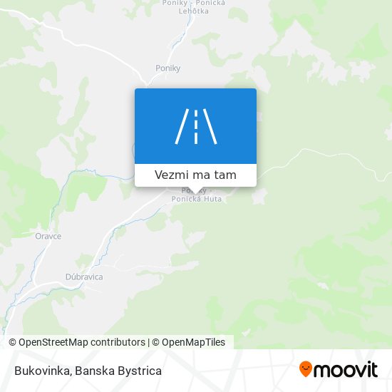 Bukovinka mapa