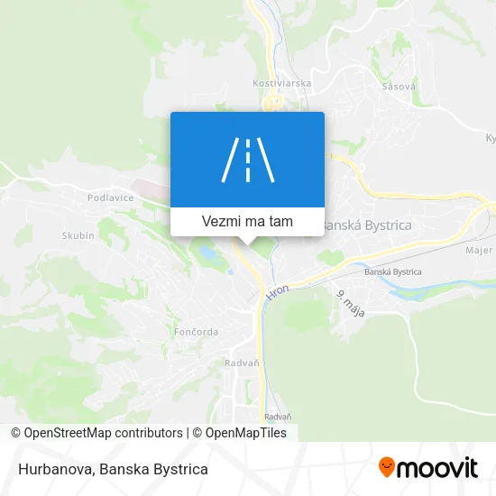 Hurbanova mapa