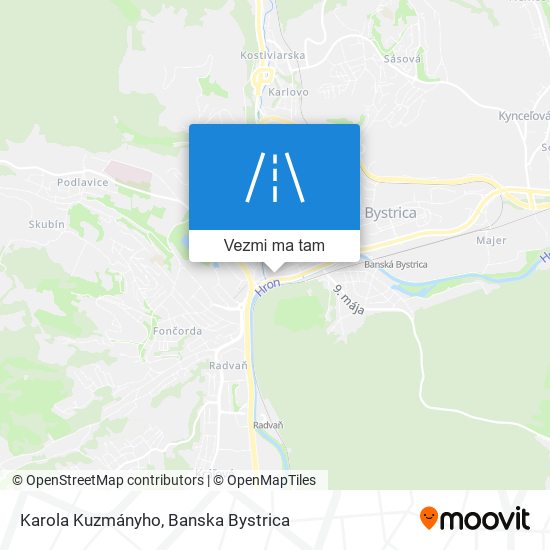 Karola Kuzmányho mapa