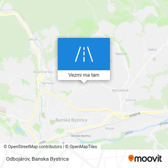 Odbojárov mapa