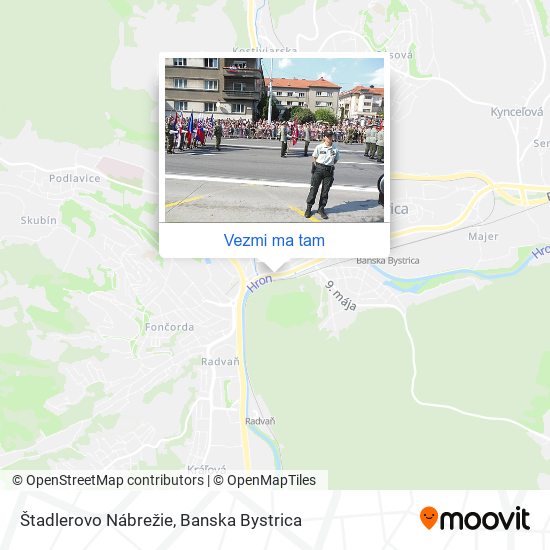 Štadlerovo Nábrežie mapa