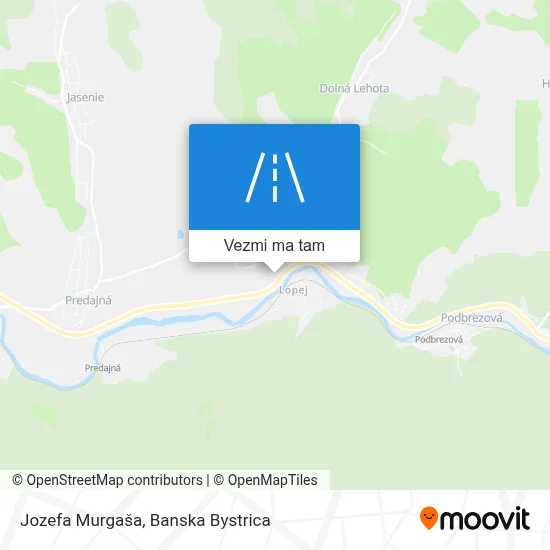 Jozefa Murgaša mapa