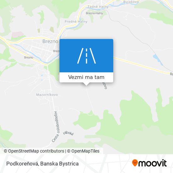 Podkoreňová mapa