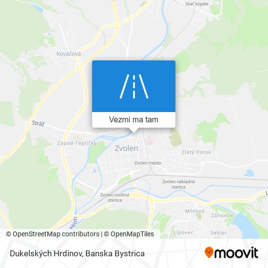 Dukelských Hrdinov mapa