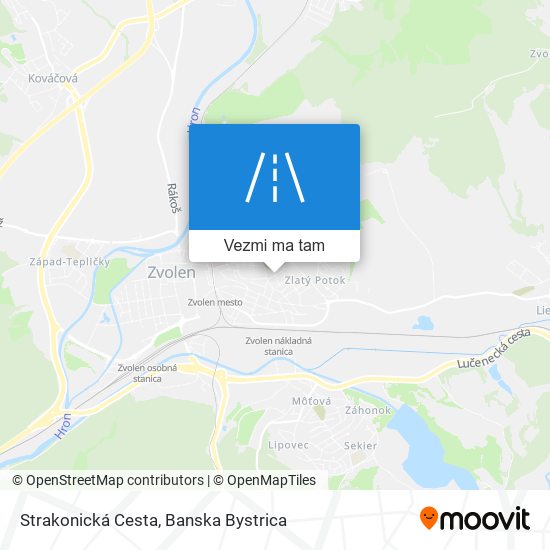 Strakonická Cesta mapa